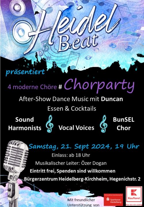 21.09.2024 Chorparty im Bürgerzentrum Heidelberg-Kirchheim